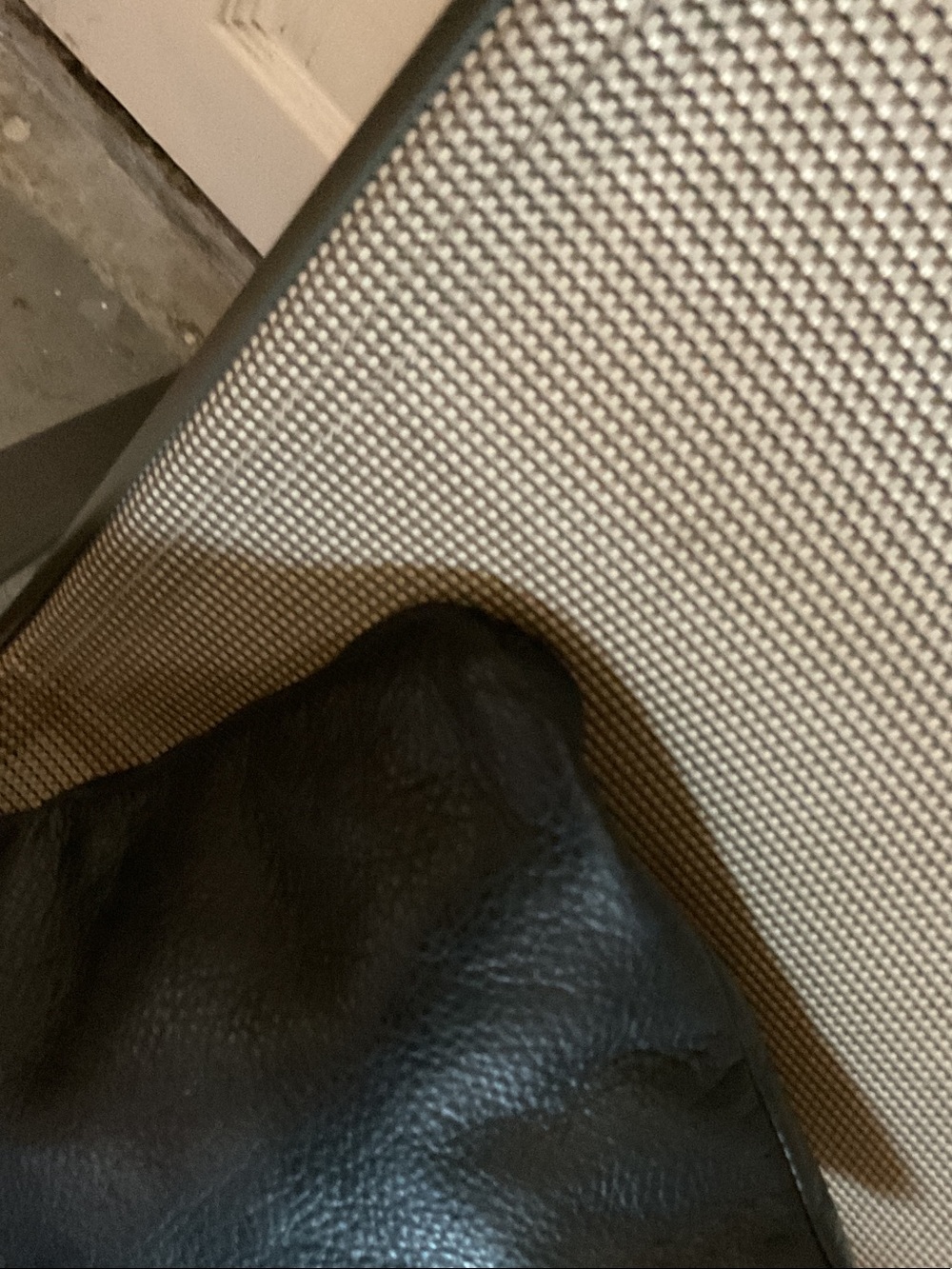 margot Black Pebbled Leather Crossbody with Front Zip Pocket - Picture 6 of 11